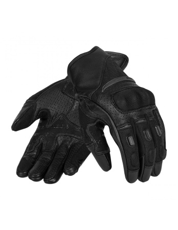 Мотоперчатки женские кожаные Seca Axis Mesh II черный - магазин Motostyles