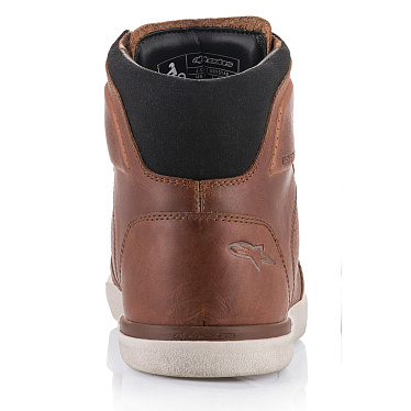 Мотоботы Alpinestars J-Cult DRYSTAR коричневый - магазин Motostyles