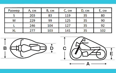 Чехол для мотоцикла Oxford + BOX черный серебряный - магазин Motostyles