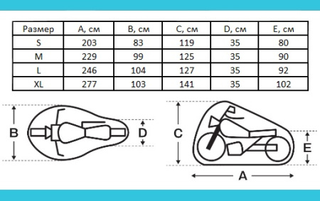 Чехол для мотоцикла Oxford + BOX черный серебряный - магазин Motostyles