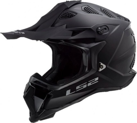 Мотошлем LS2 MX470 Subverter Noir матовый черный - магазин Motostyles