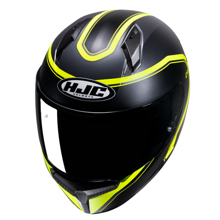 Мотошлем HJC C10 ELIE MC3HSF серо желтый